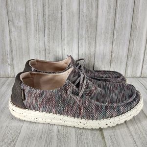 Hey Dude Casual Shoe Wendy Sox Antique Rose Women's 10